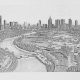 Peter Schinkel  - Pencil drawing of melbourne